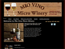 Tablet Screenshot of mio-vino.com